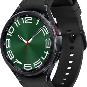 SAMSUNG Galaxy Watch 6 Classic 47mm Bluetooth Smartwatch, Rotating Bezel, Fitness Tracker, Personalized HR Zones, Advanced Sleep Coaching, US Version, Black (Renewed)